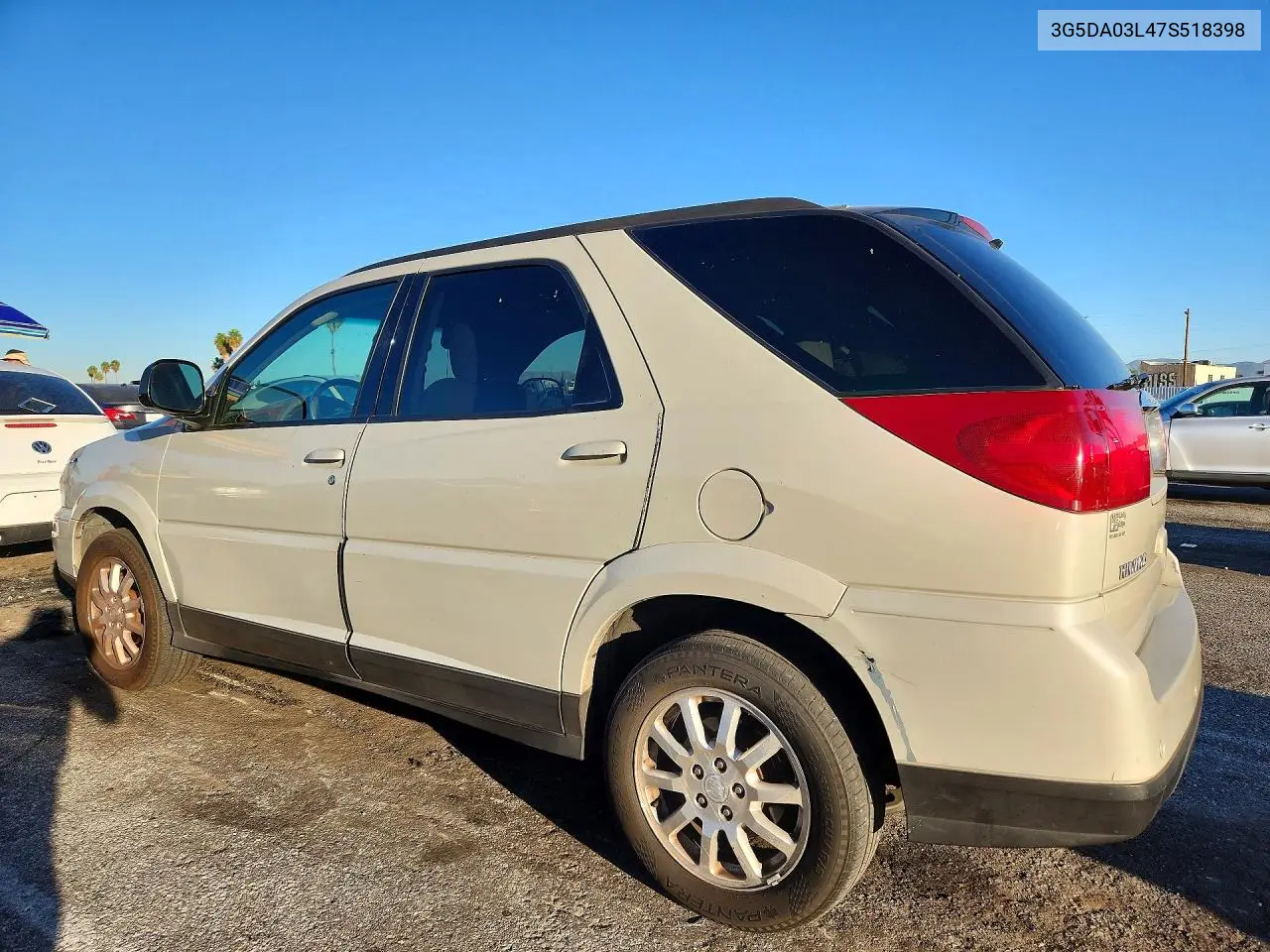 2007 BUICK RENDEZVOUS VIN 3G5DA03L47S518398 — фото 2