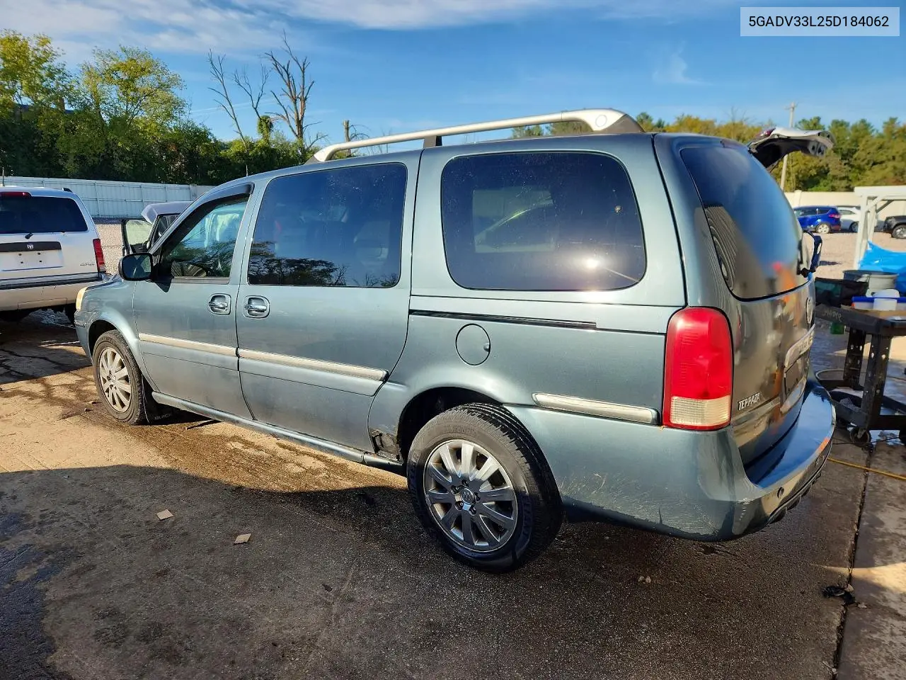 2005 BUICK TERRAZA VIN 5GADV33L25D184062 — фото 2