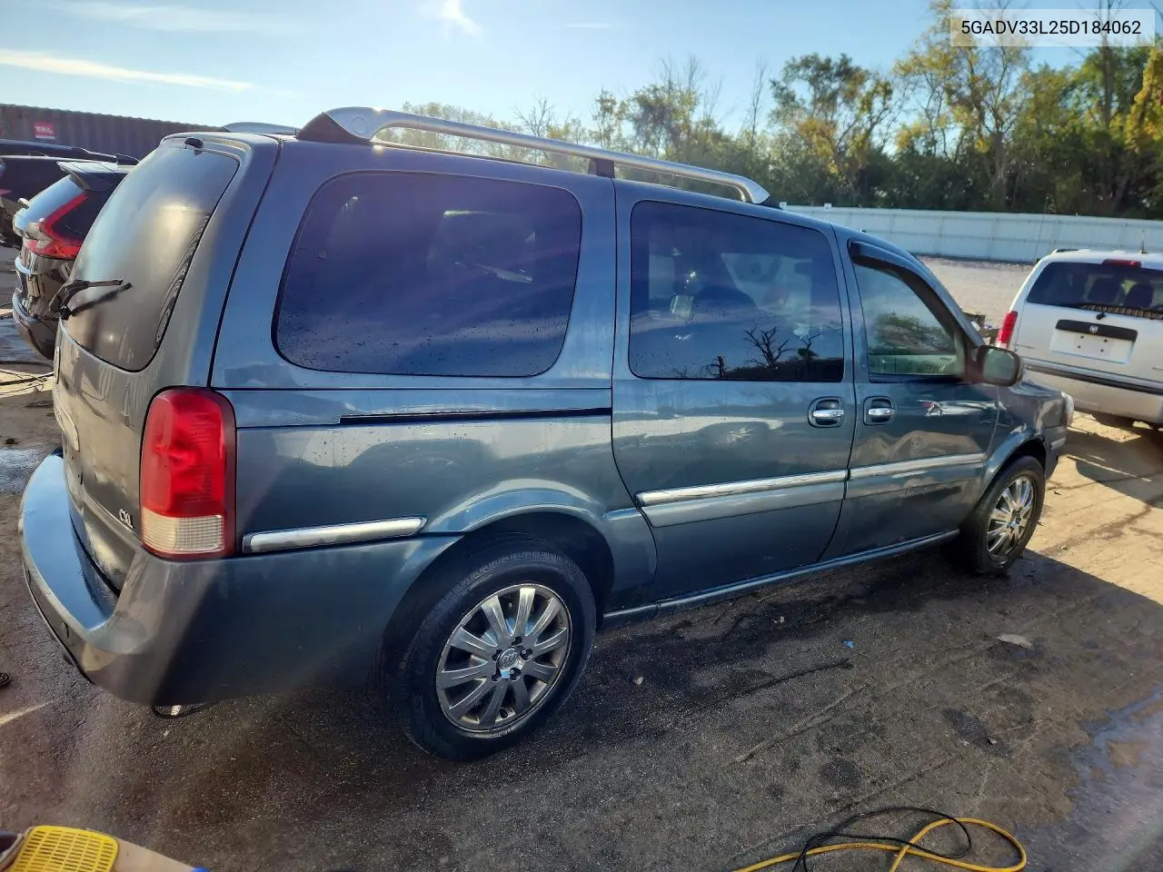 2005 BUICK TERRAZA VIN 5GADV33L25D184062 — фото 3