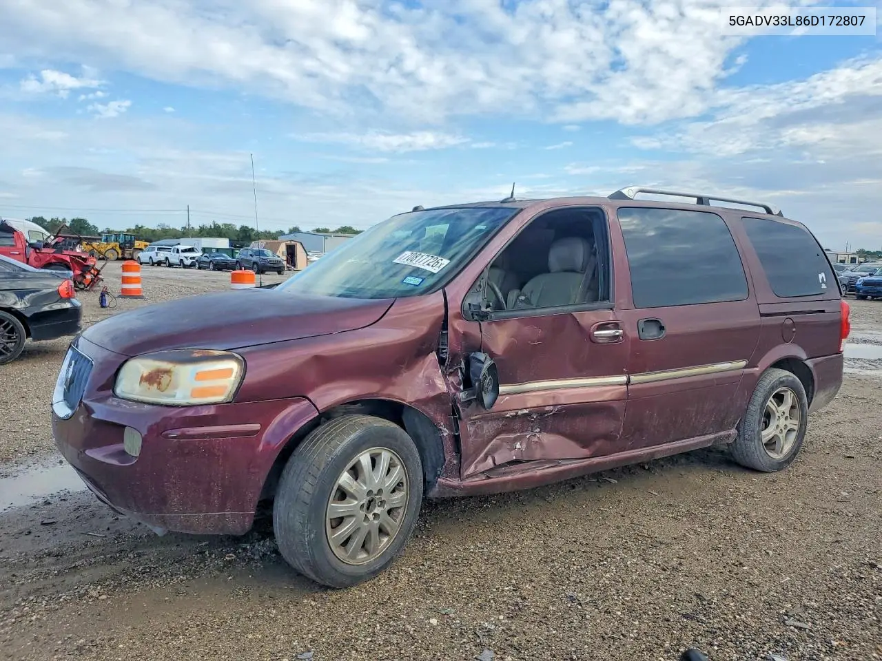 BUICK TERRAZA 2006, VIN 5GADV33L86D172807