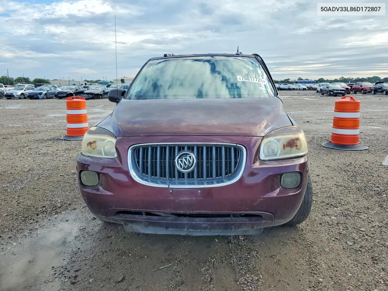 2006 BUICK TERRAZA VIN 5GADV33L86D172807 — фото 5