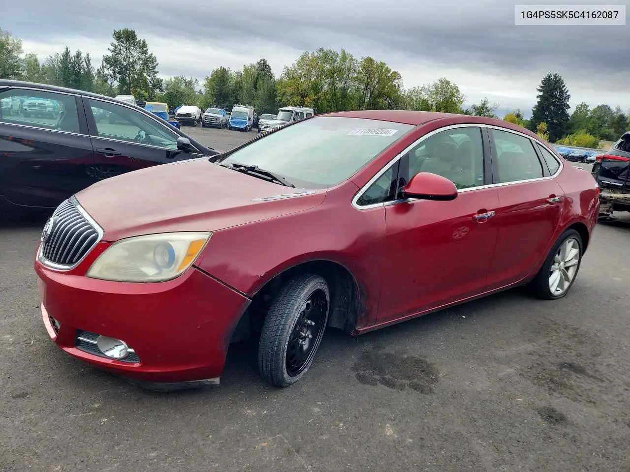 BUICK VERANO 2012, VIN 1G4PS5SK5C4162087