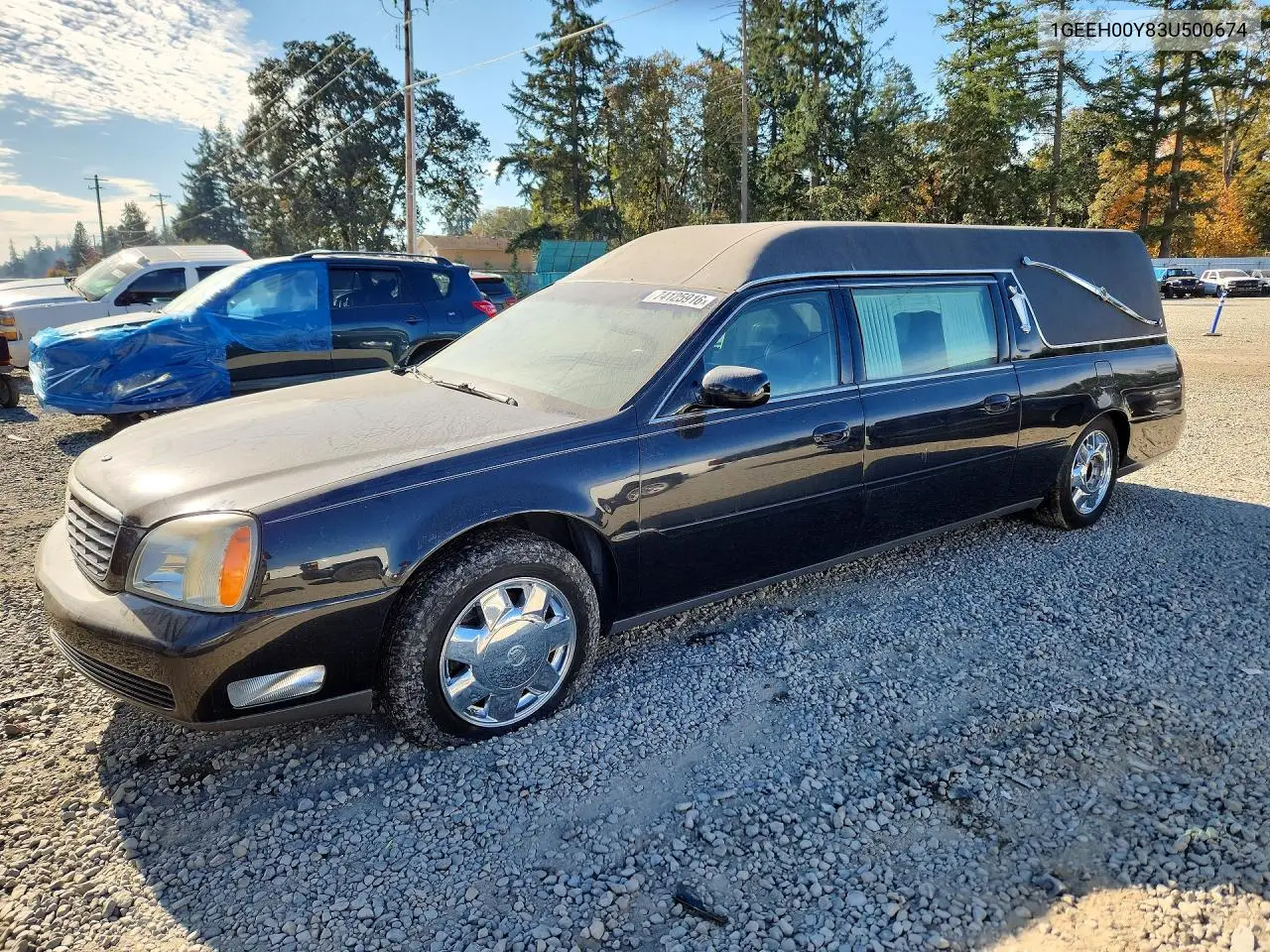 CADILLAC N/A 2003, VIN 1GEEH00Y83U500674