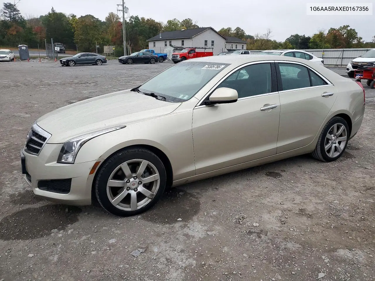 CADILLAC ATS 2014, VIN 1G6AA5RAXE0167356
