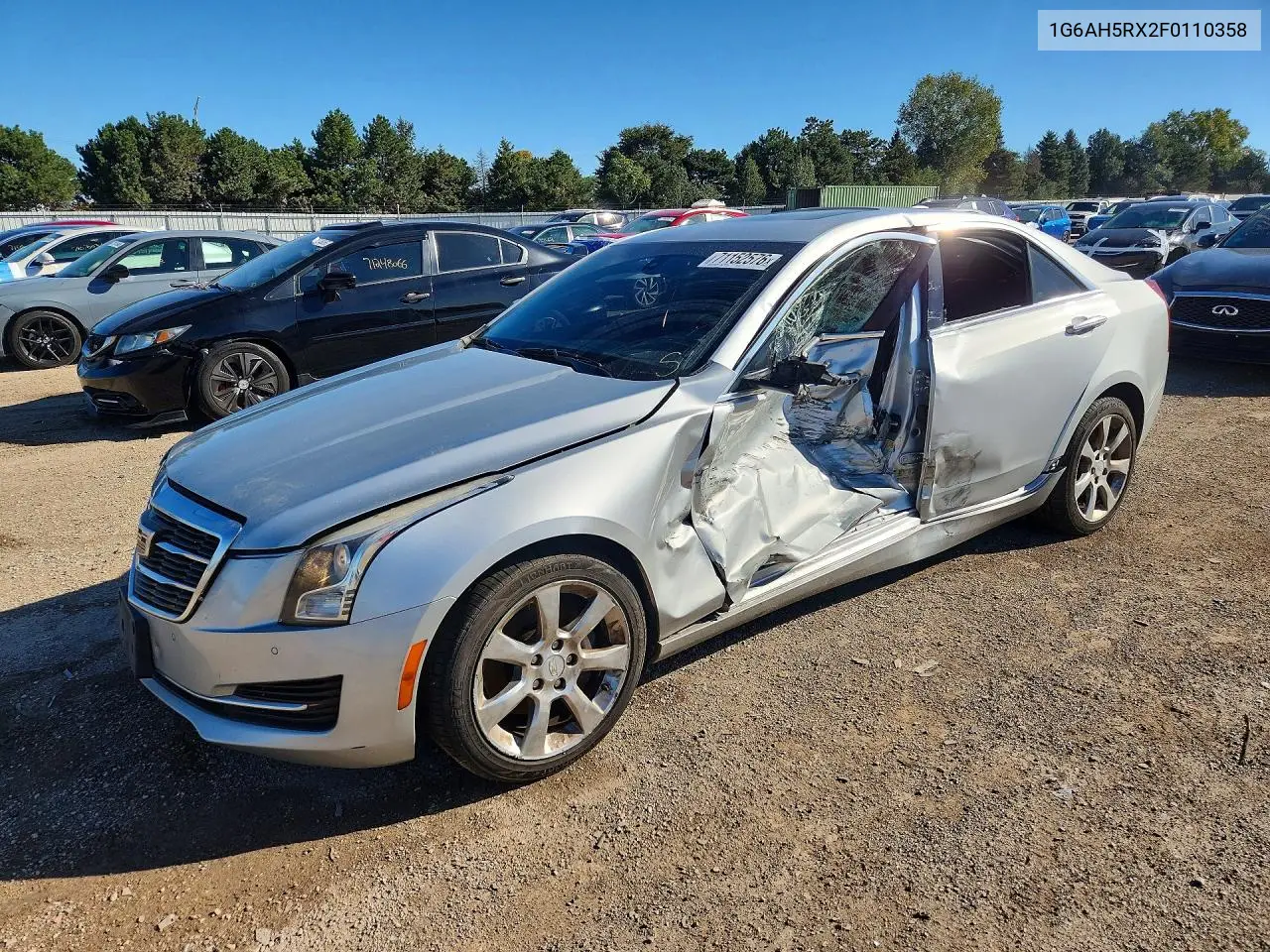 CADILLAC ATS 2015, VIN 1G6AH5RX2F0110358