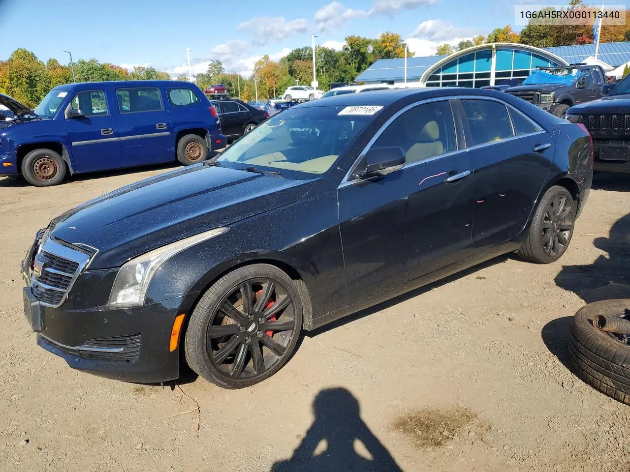 CADILLAC ATS 2016, VIN 1G6AH5RX0G0113440