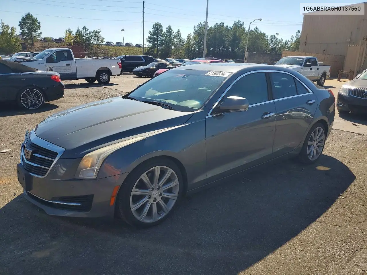 CADILLAC ATS 2017, VIN 1G6AB5RX5H0137560