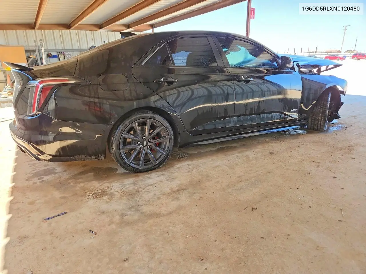 CADILLAC CT4-V 2022, VIN 1G6DD5RLXN0120480