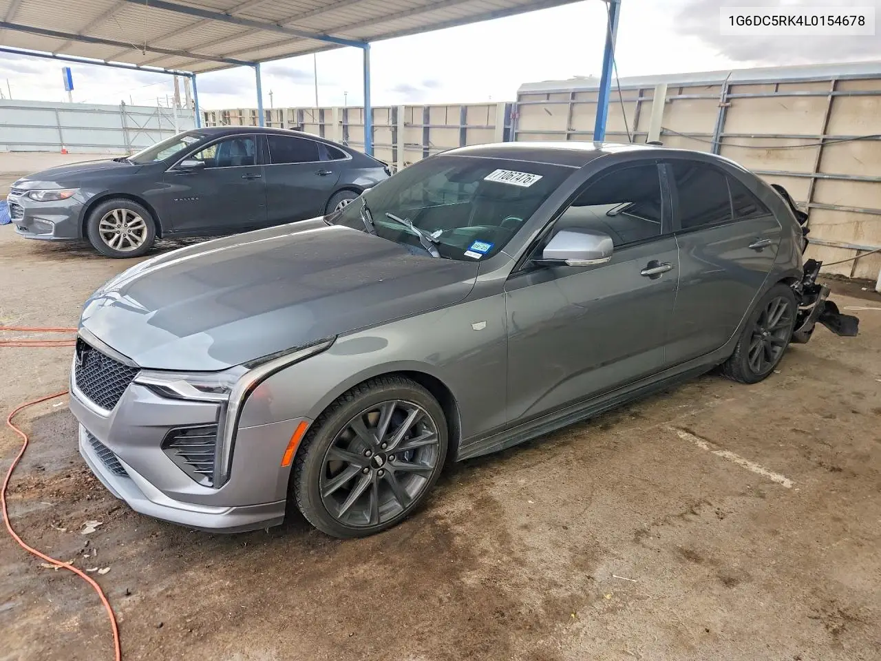 CADILLAC CT4 2020, VIN 1G6DC5RK4L0154678