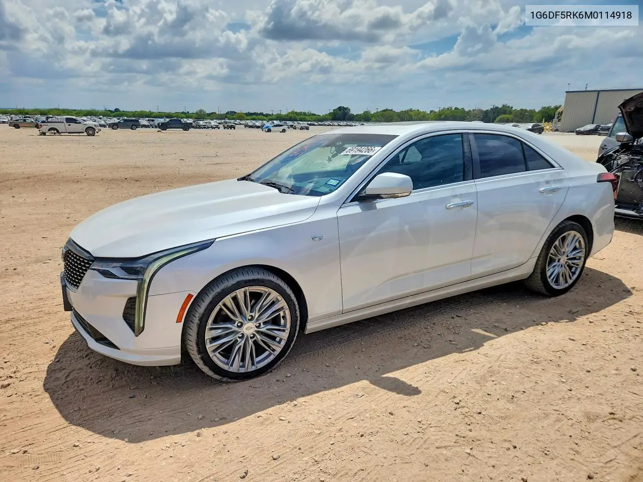 CADILLAC CT4 2021, VIN 1G6DF5RK6M0114918