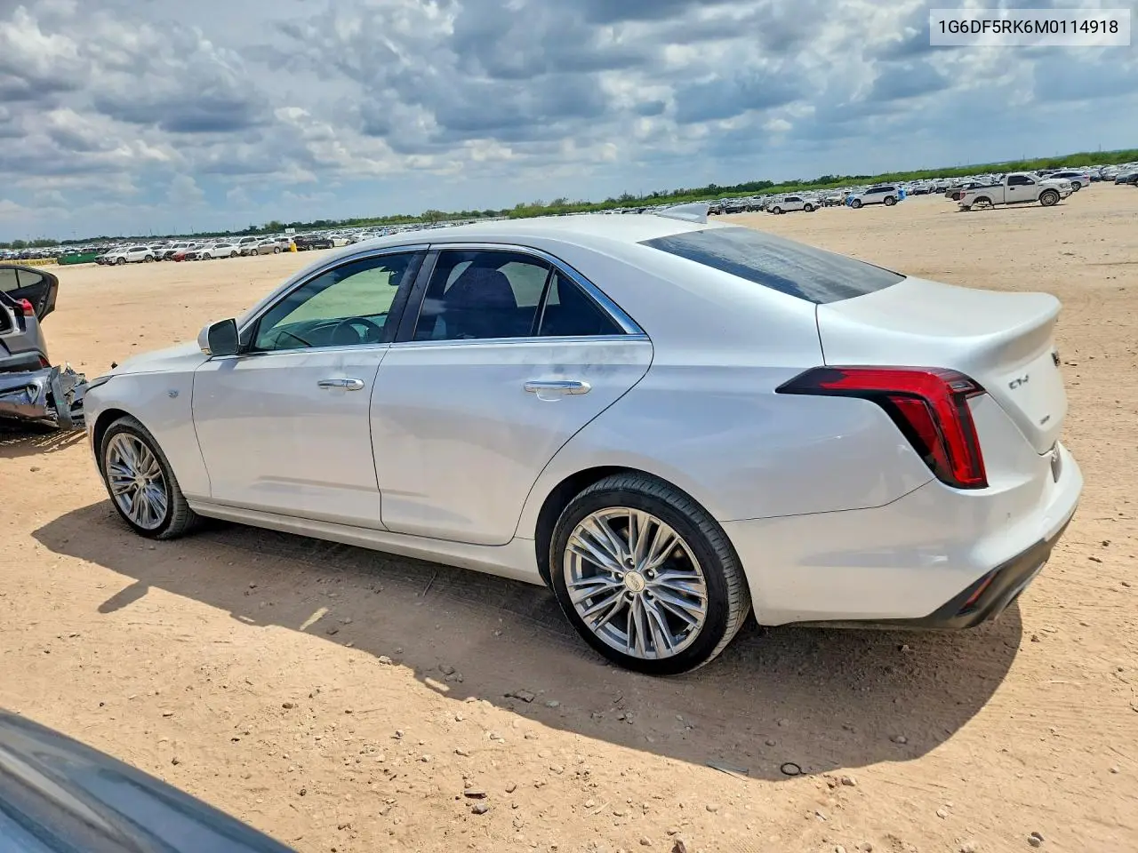 2021 CADILLAC CT4 VIN 1G6DF5RK6M0114918 — фото 2