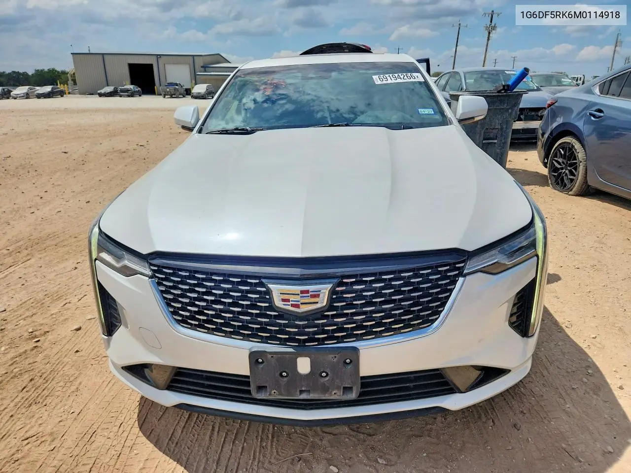 2021 CADILLAC CT4 VIN 1G6DF5RK6M0114918 — фото 5