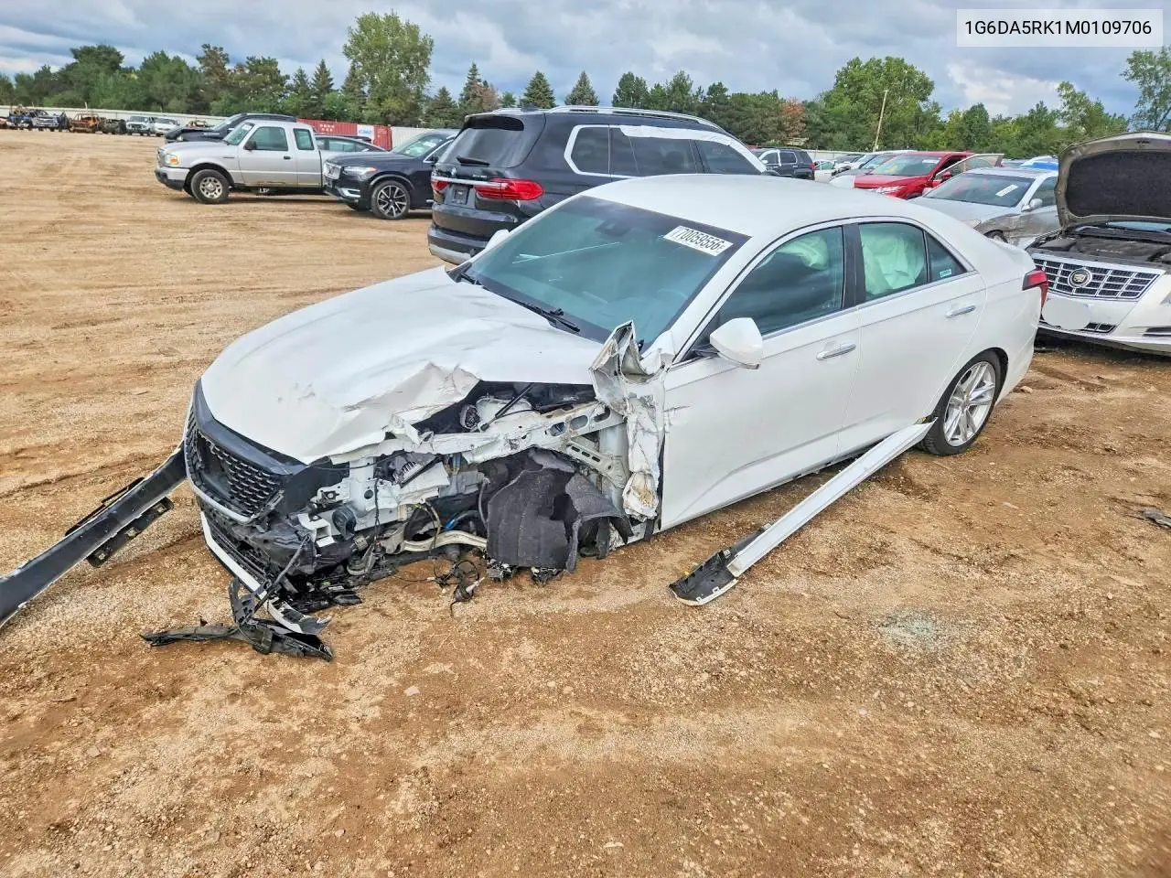 CADILLAC CT4 2021, VIN 1G6DA5RK1M0109706