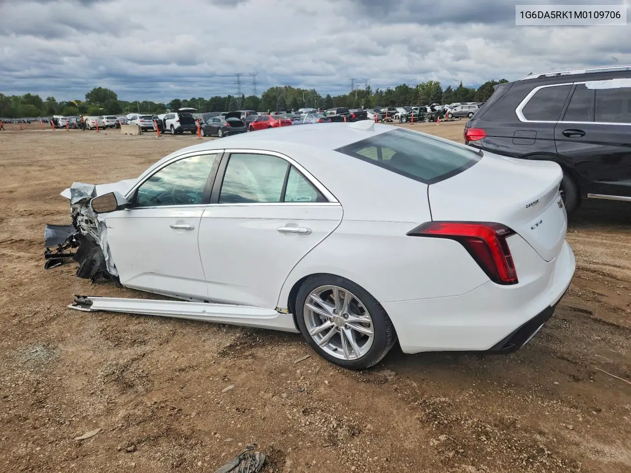 2021 CADILLAC CT4 VIN 1G6DA5RK1M0109706 — фото 2