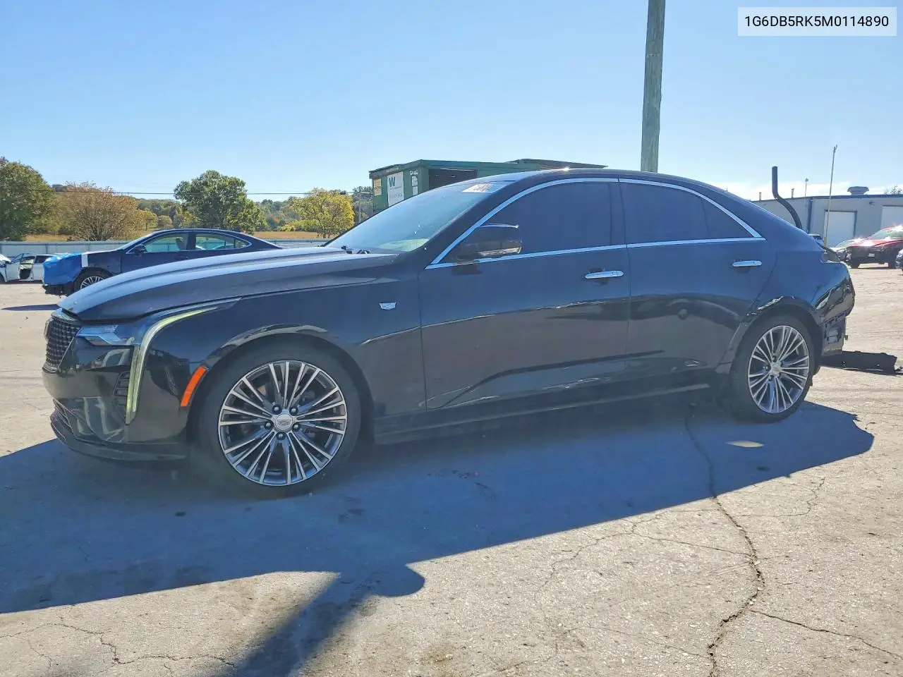 CADILLAC CT4 2021, VIN 1G6DB5RK5M0114890