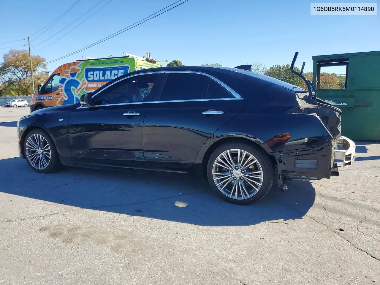 2021 CADILLAC CT4 VIN 1G6DB5RK5M0114890 — фото 2
