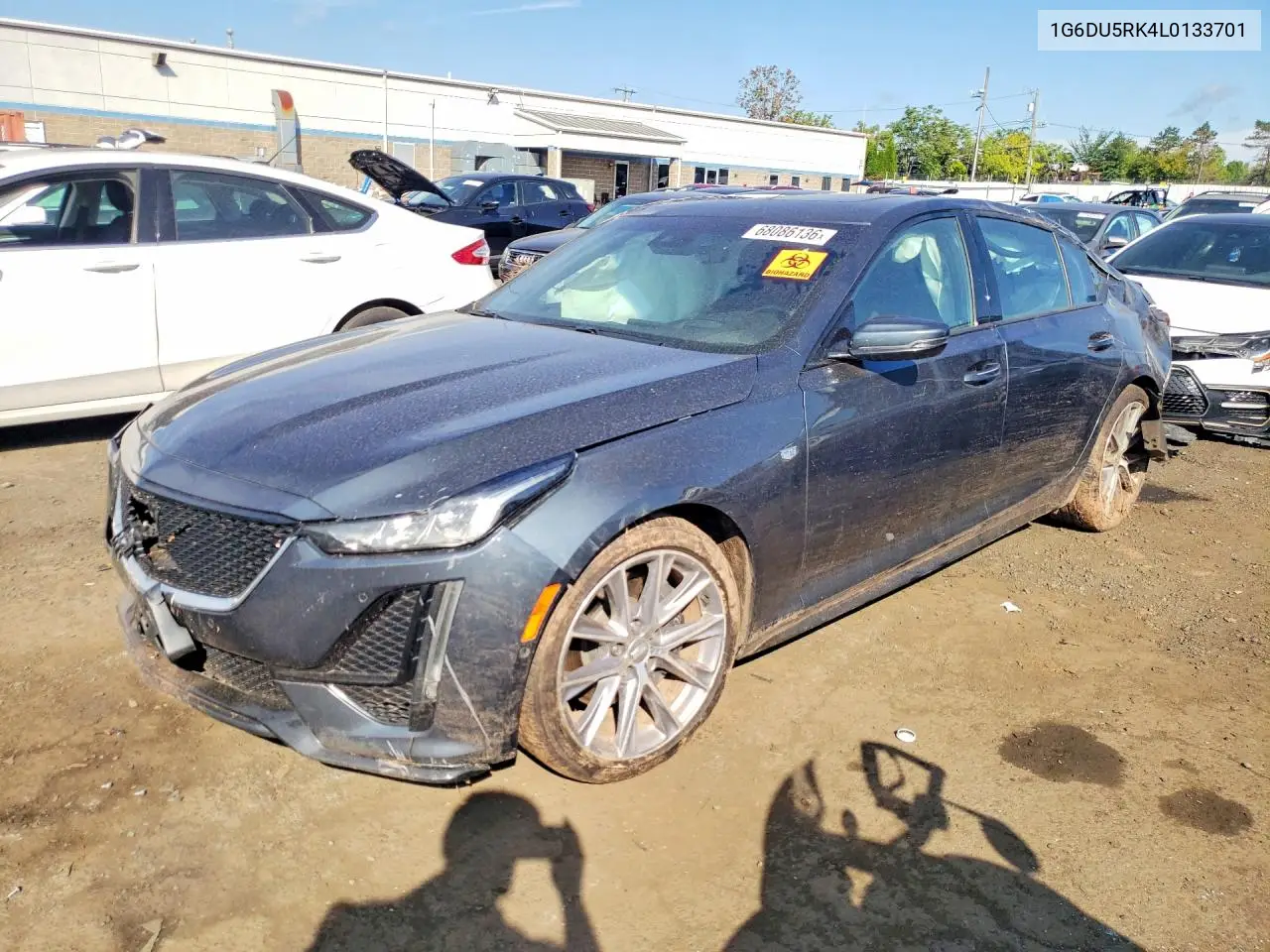 CADILLAC CT5 2020, VIN 1G6DU5RK4L0133701