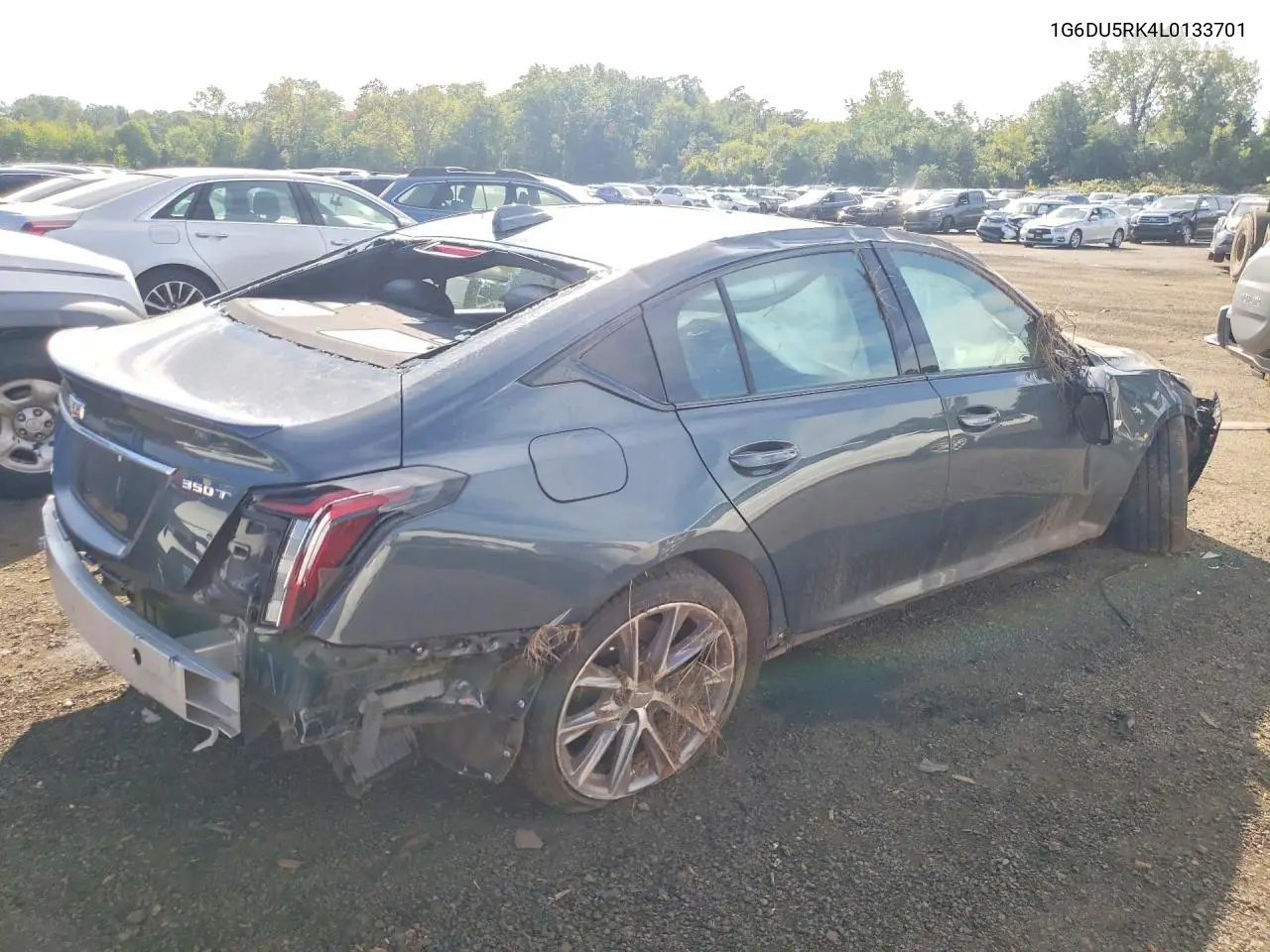 2020 CADILLAC CT5 VIN 1G6DU5RK4L0133701 — фото 3