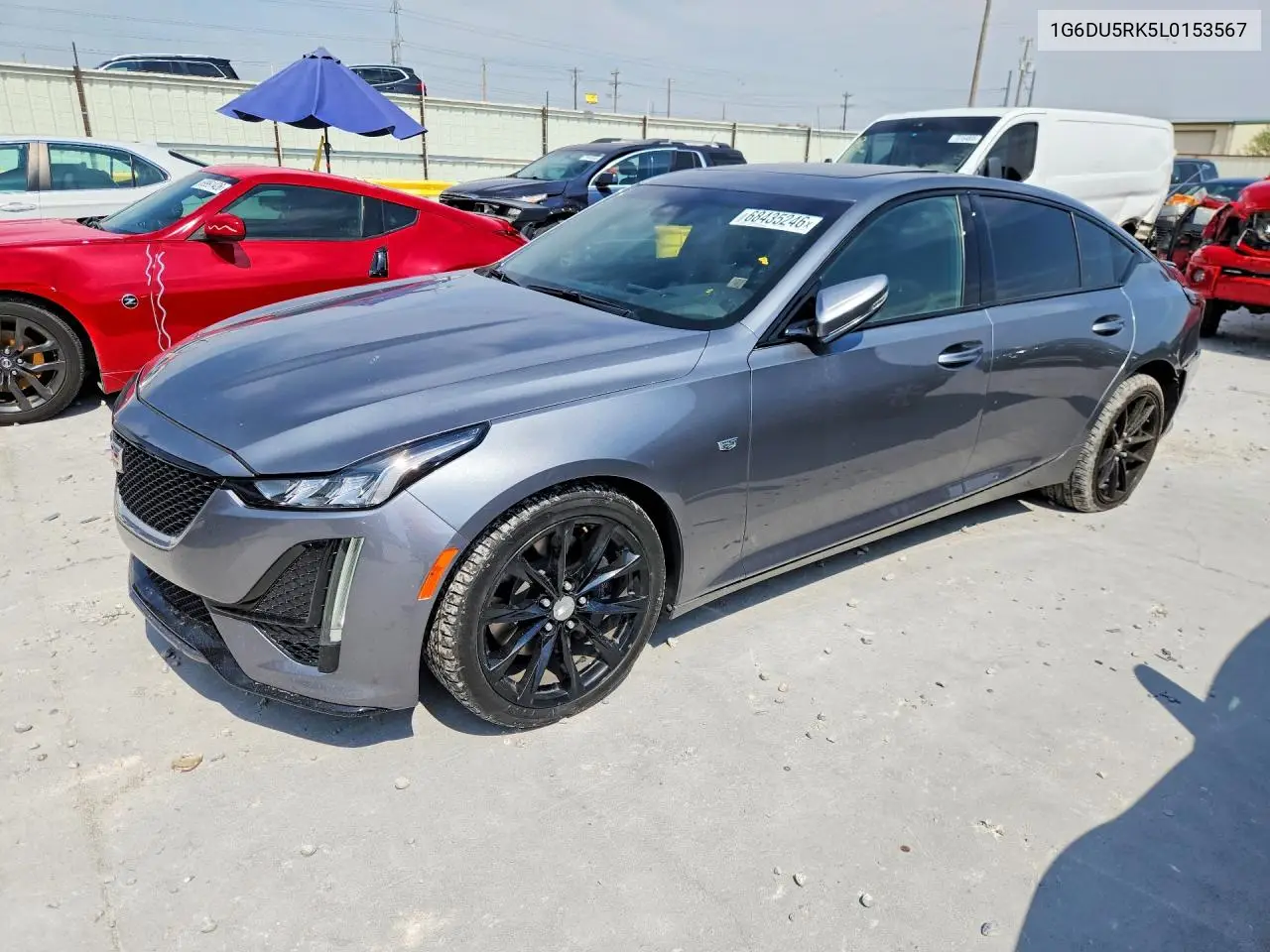 CADILLAC CT5 2020, VIN 1G6DU5RK5L0153567