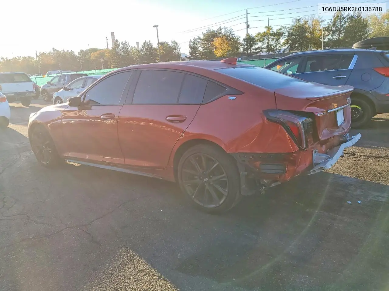 2020 CADILLAC CT5 VIN 1G6DU5RK2L0136788 — фото 2
