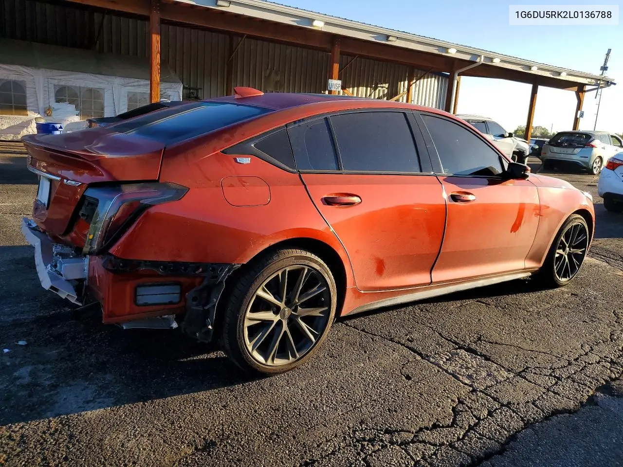 2020 CADILLAC CT5 VIN 1G6DU5RK2L0136788 — фото 3