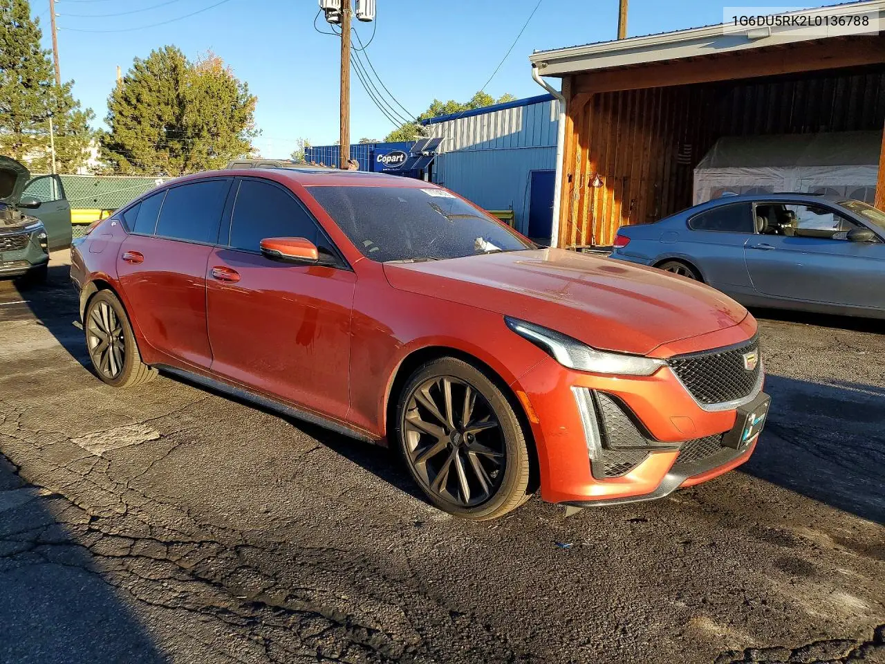 2020 CADILLAC CT5 VIN 1G6DU5RK2L0136788 — фото 4