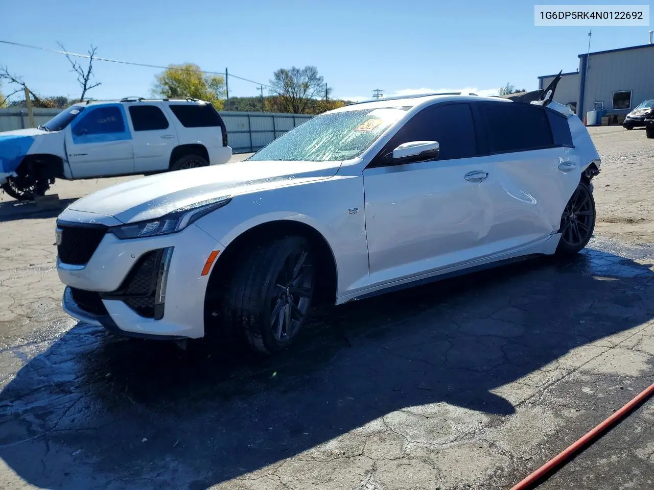 CADILLAC CT5 2022, VIN 1G6DP5RK4N0122692