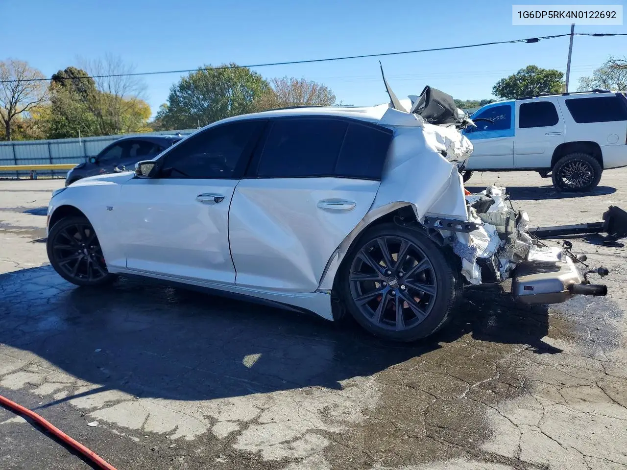 2022 CADILLAC CT5 VIN 1G6DP5RK4N0122692 — фото 2