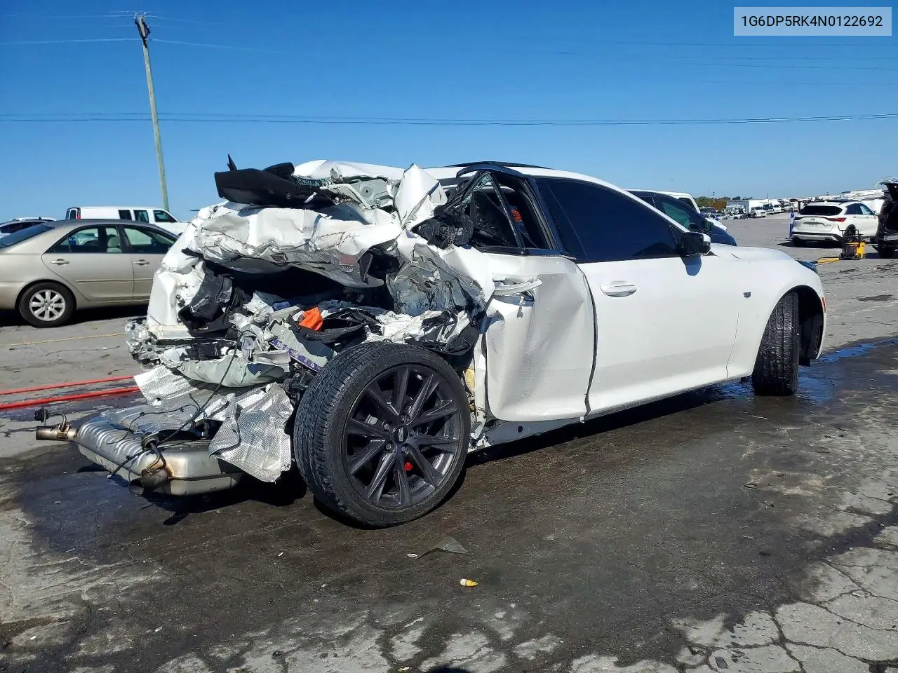 2022 CADILLAC CT5 VIN 1G6DP5RK4N0122692 — фото 3