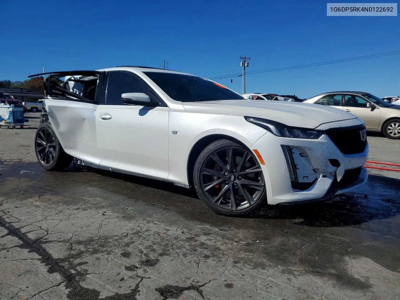 2022 CADILLAC CT5 VIN 1G6DP5RK4N0122692 — фото 4