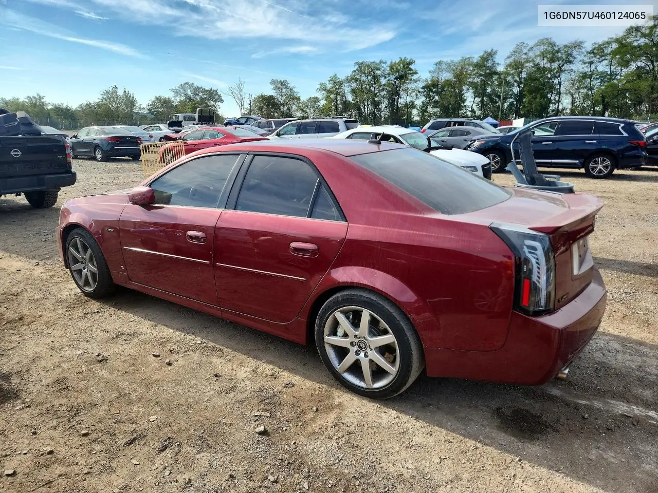2006 CADILLAC CTS-V VIN 1G6DN57U460124065 — фото 2