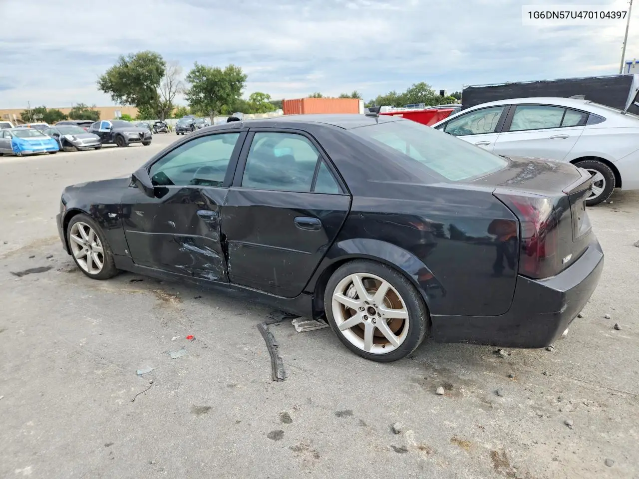 2007 CADILLAC CTS-V VIN 1G6DN57U470104397 — фото 2