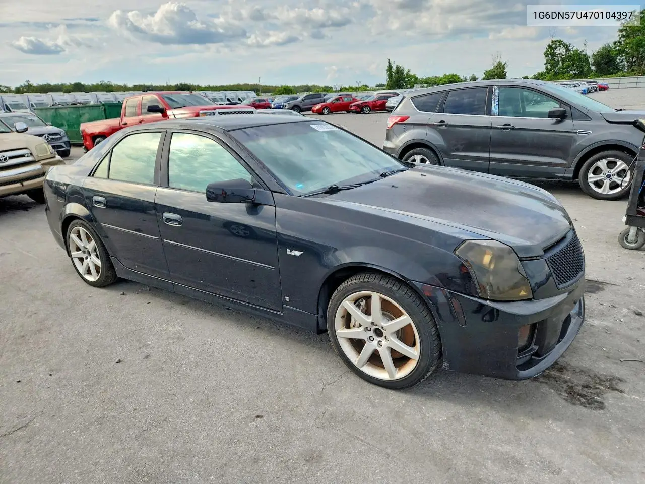2007 CADILLAC CTS-V VIN 1G6DN57U470104397 — фото 4