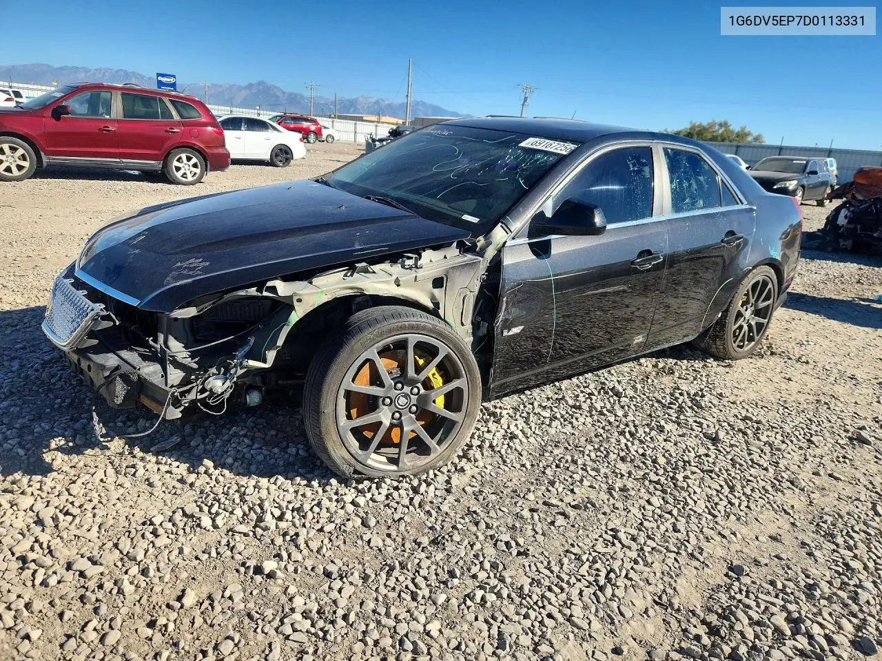 CADILLAC CTS-V 2013, VIN 1G6DV5EP7D0113331