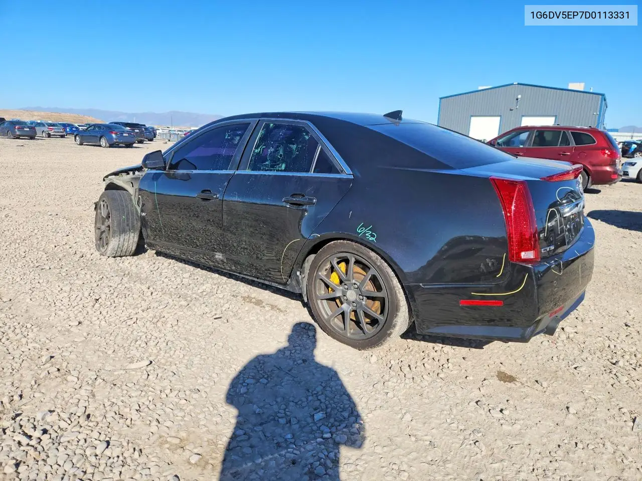 2013 CADILLAC CTS-V VIN 1G6DV5EP7D0113331 — фото 2