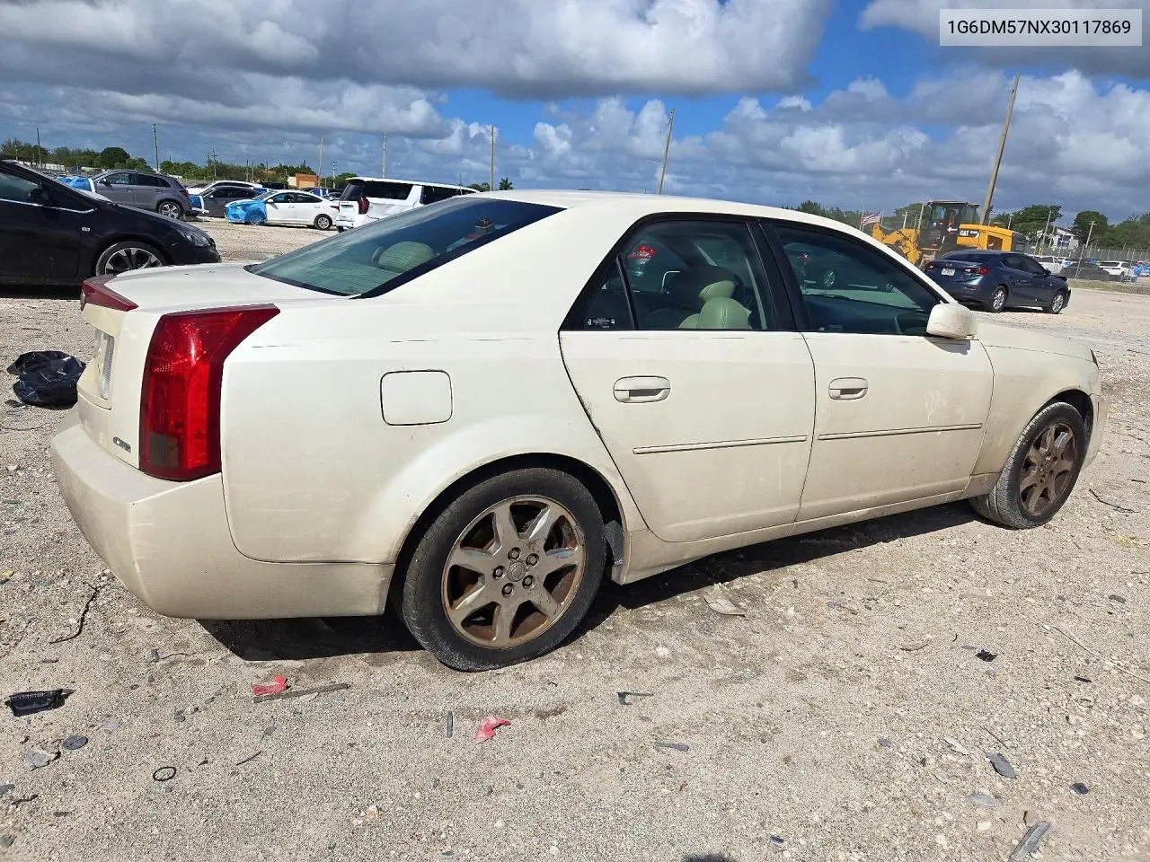 2003 CADILLAC CTS VIN 1G6DM57NX30117869 — фото 3