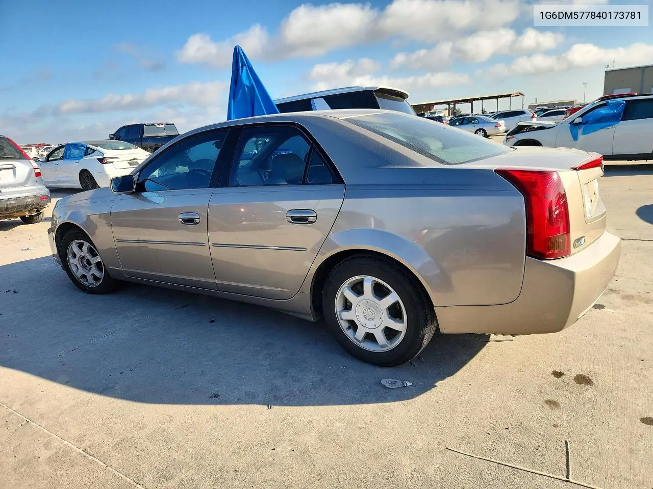 2004 CADILLAC CTS VIN 1G6DM577840173781 — фото 2