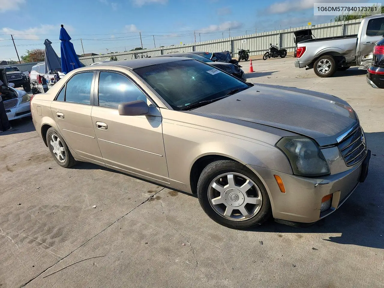 2004 CADILLAC CTS VIN 1G6DM577840173781 — фото 4