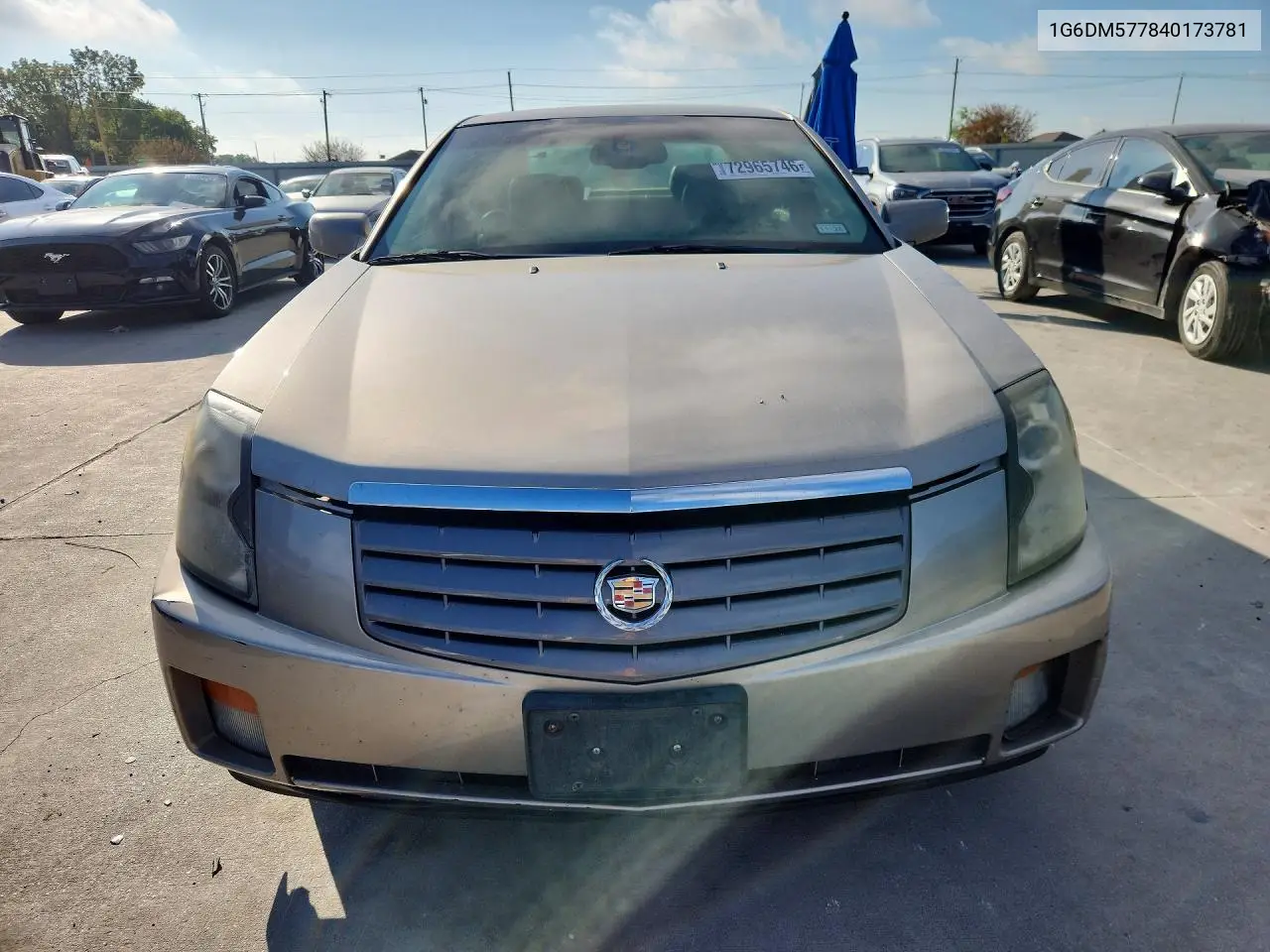 2004 CADILLAC CTS VIN 1G6DM577840173781 — фото 5