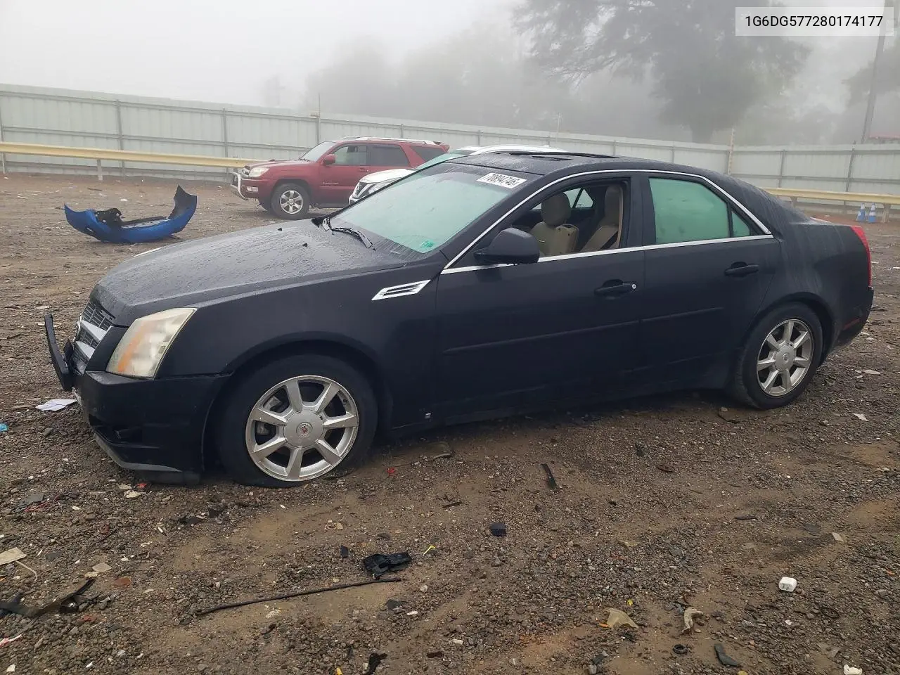 CADILLAC CTS 2008, VIN 1G6DG577280174177