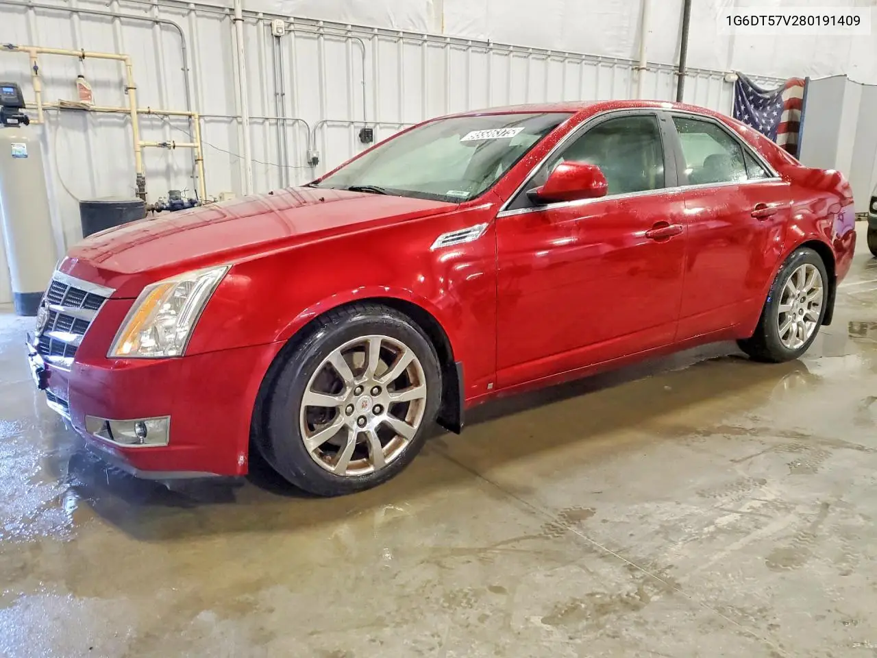 CADILLAC CTS 2008, VIN 1G6DT57V280191409