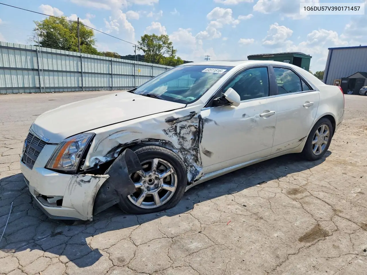 CADILLAC CTS 2009, VIN 1G6DU57V390171457