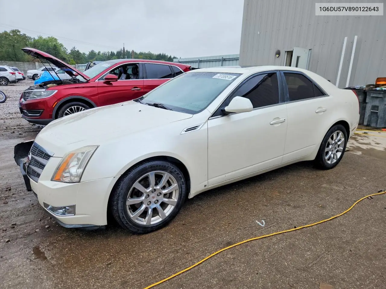 CADILLAC CTS 2009, VIN 1G6DU57V890122643