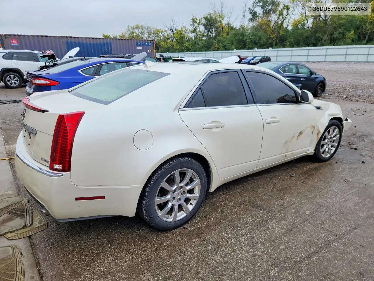 2009 CADILLAC CTS VIN 1G6DU57V890122643 — фото 3