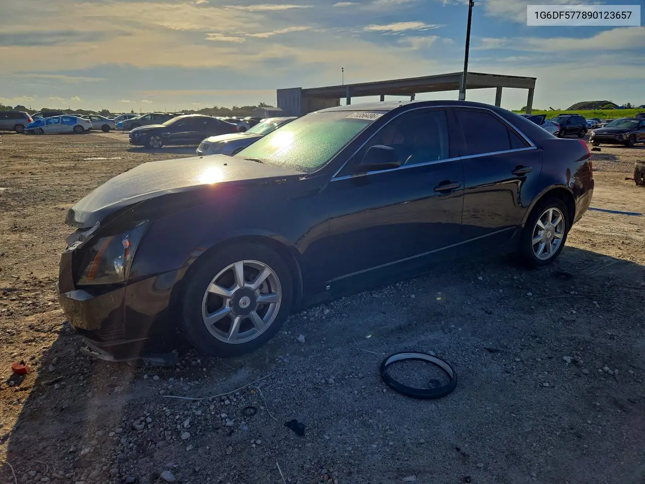 CADILLAC CTS 2009, VIN 1G6DF577890123657