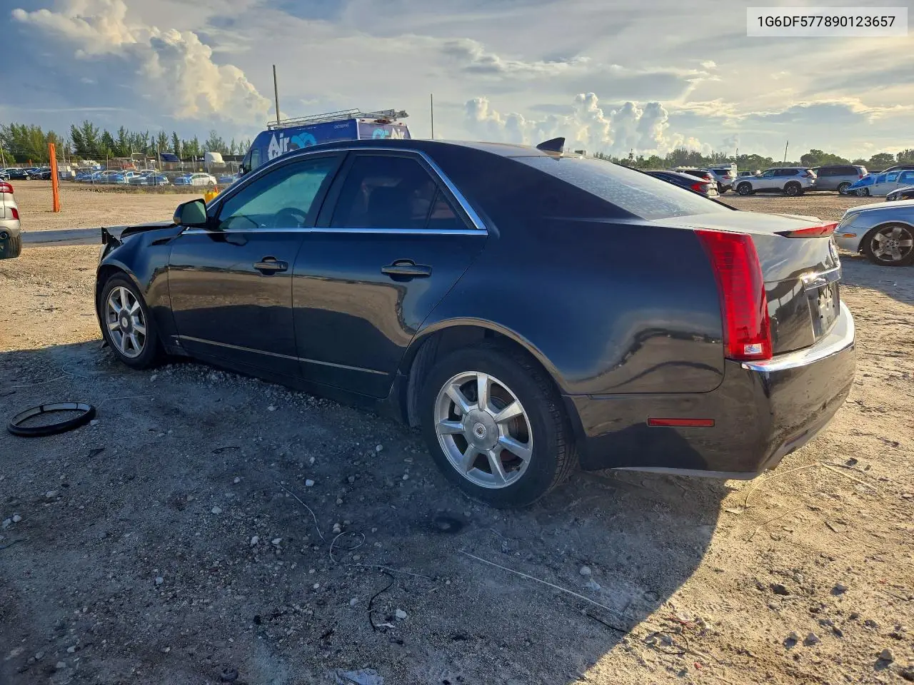2009 CADILLAC CTS VIN 1G6DF577890123657 — фото 2