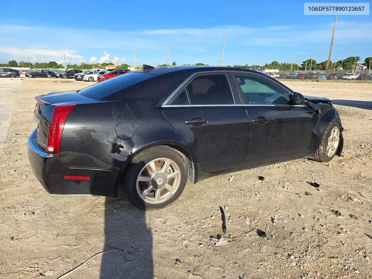 2009 CADILLAC CTS VIN 1G6DF577890123657 — фото 3