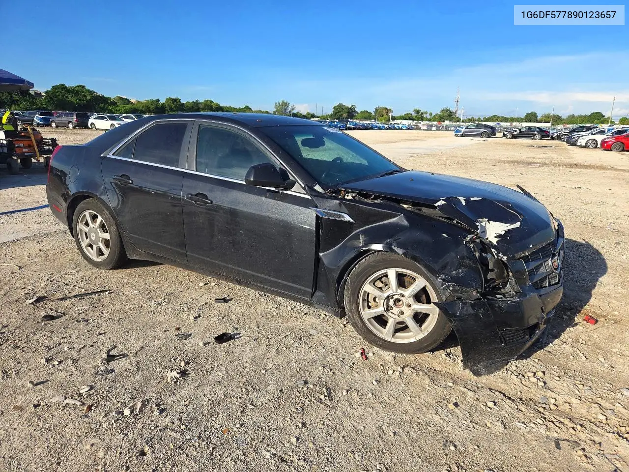 2009 CADILLAC CTS VIN 1G6DF577890123657 — фото 4