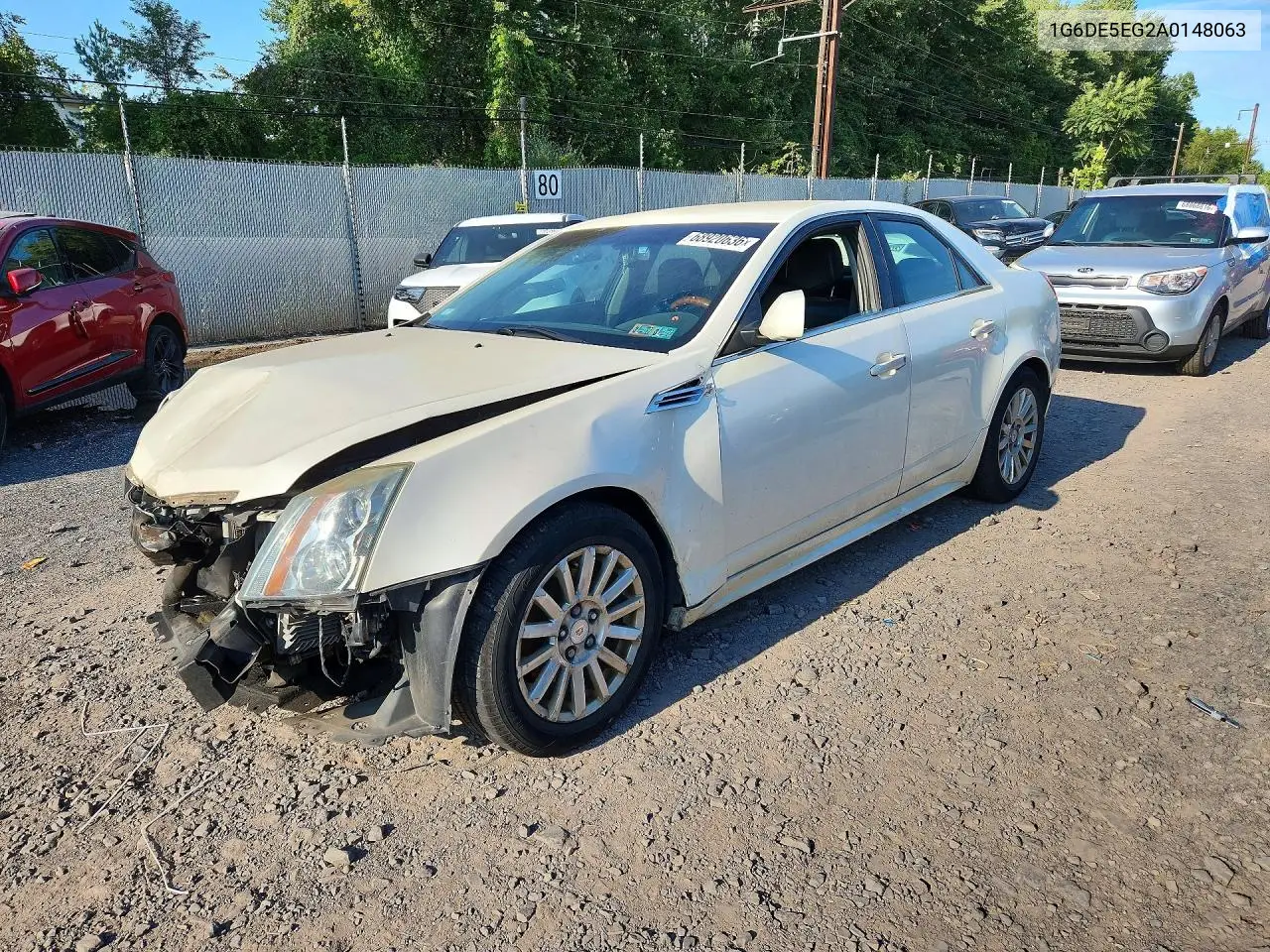 CADILLAC CTS 2010, VIN 1G6DE5EG2A0148063