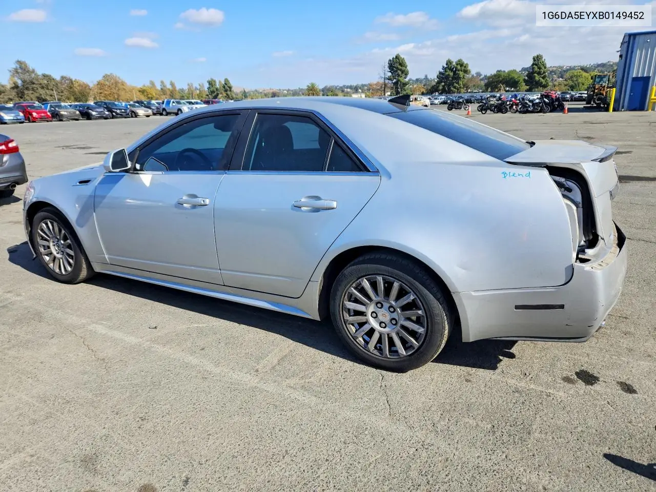 2011 CADILLAC CTS VIN 1G6DA5EYXB0149452 — фото 2